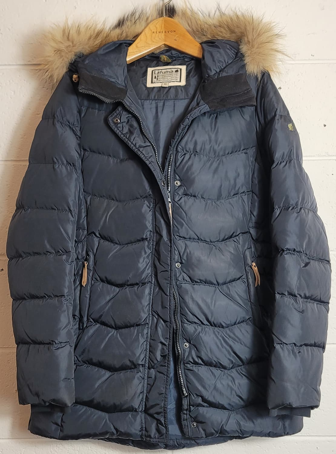 라푸마(여성용) 도로시 샤이니 벨티드 구스다운(거위털) 패딩코트 판매 상품이미지2