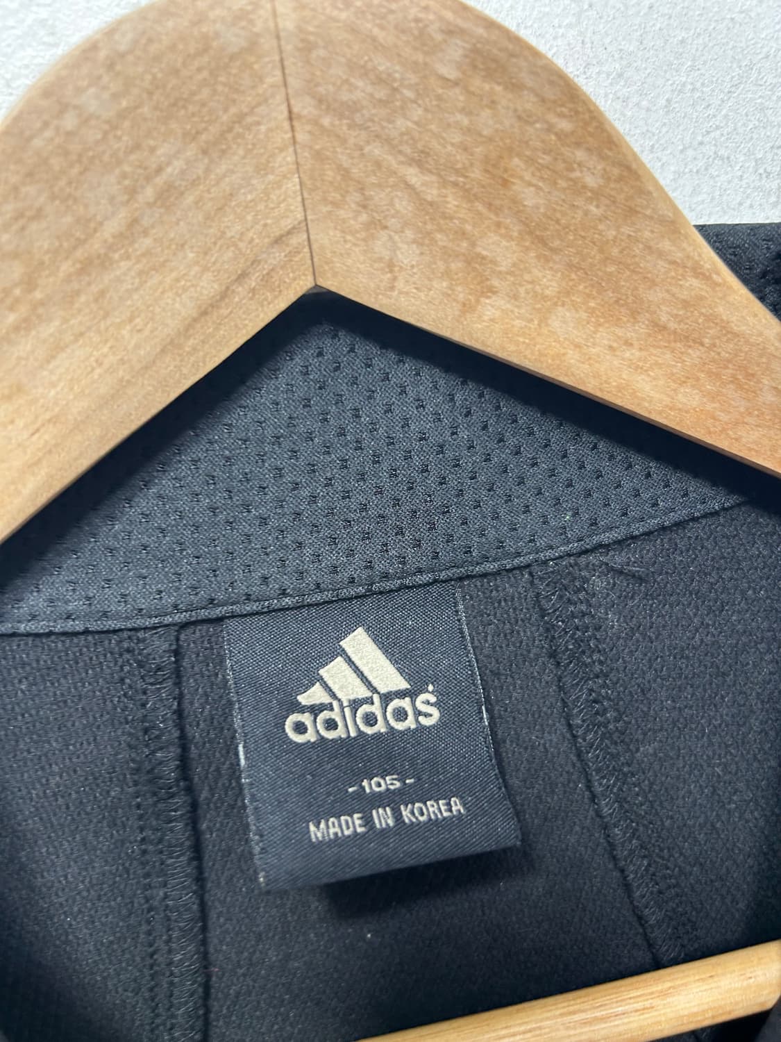 아디다스 블랙 코리아 로고 집업 저지 남성 XL  상품이미지3