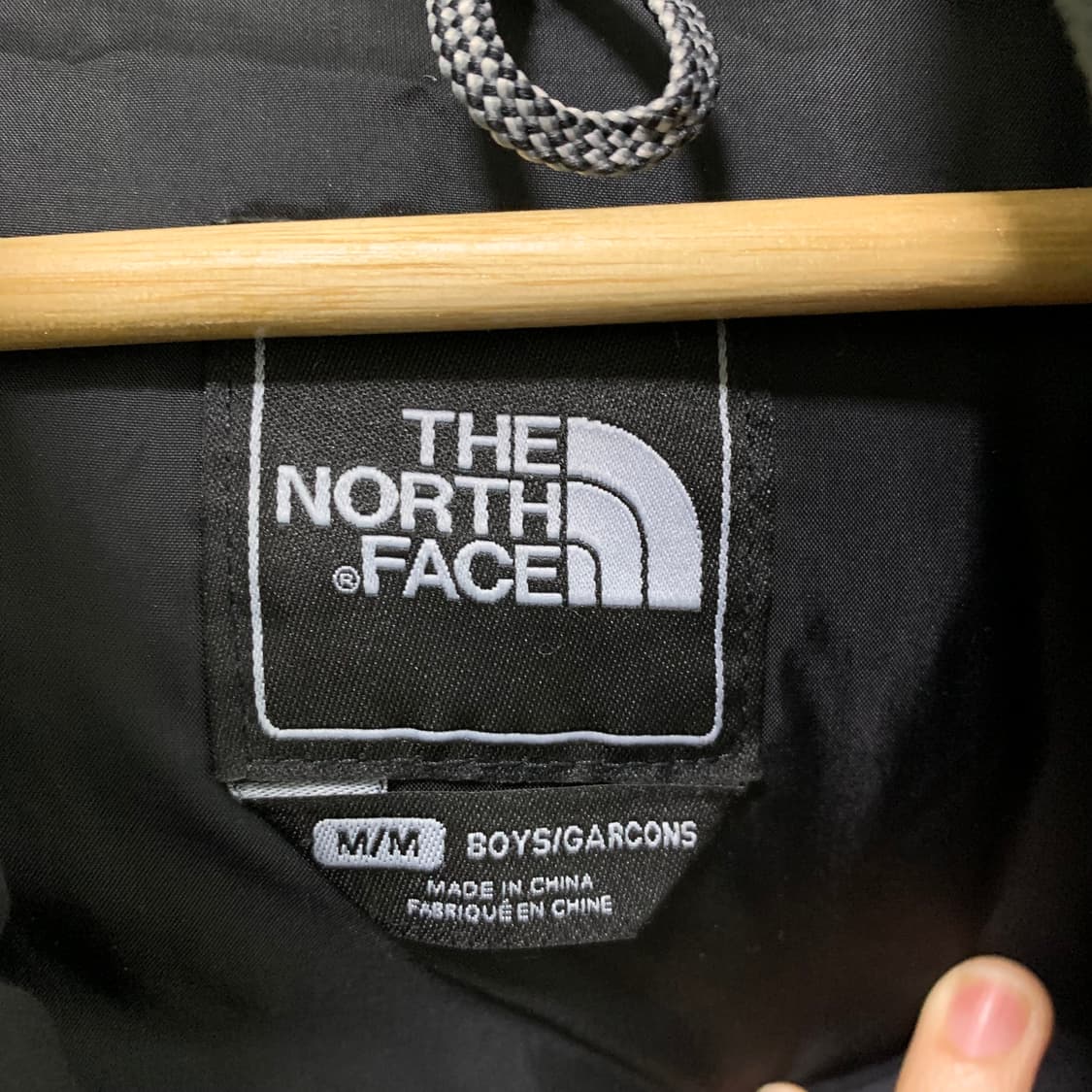 노스페이스 빈티지 블랙 후드 바람막이 패딩 자켓 상품이미지4