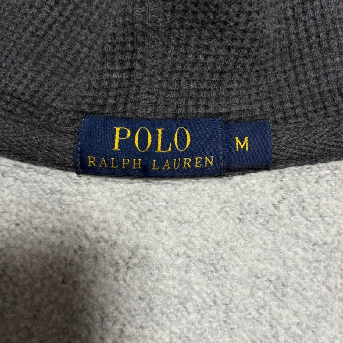 M 폴로랄프로렌 그레이 기모 후드집업 상품이미지4