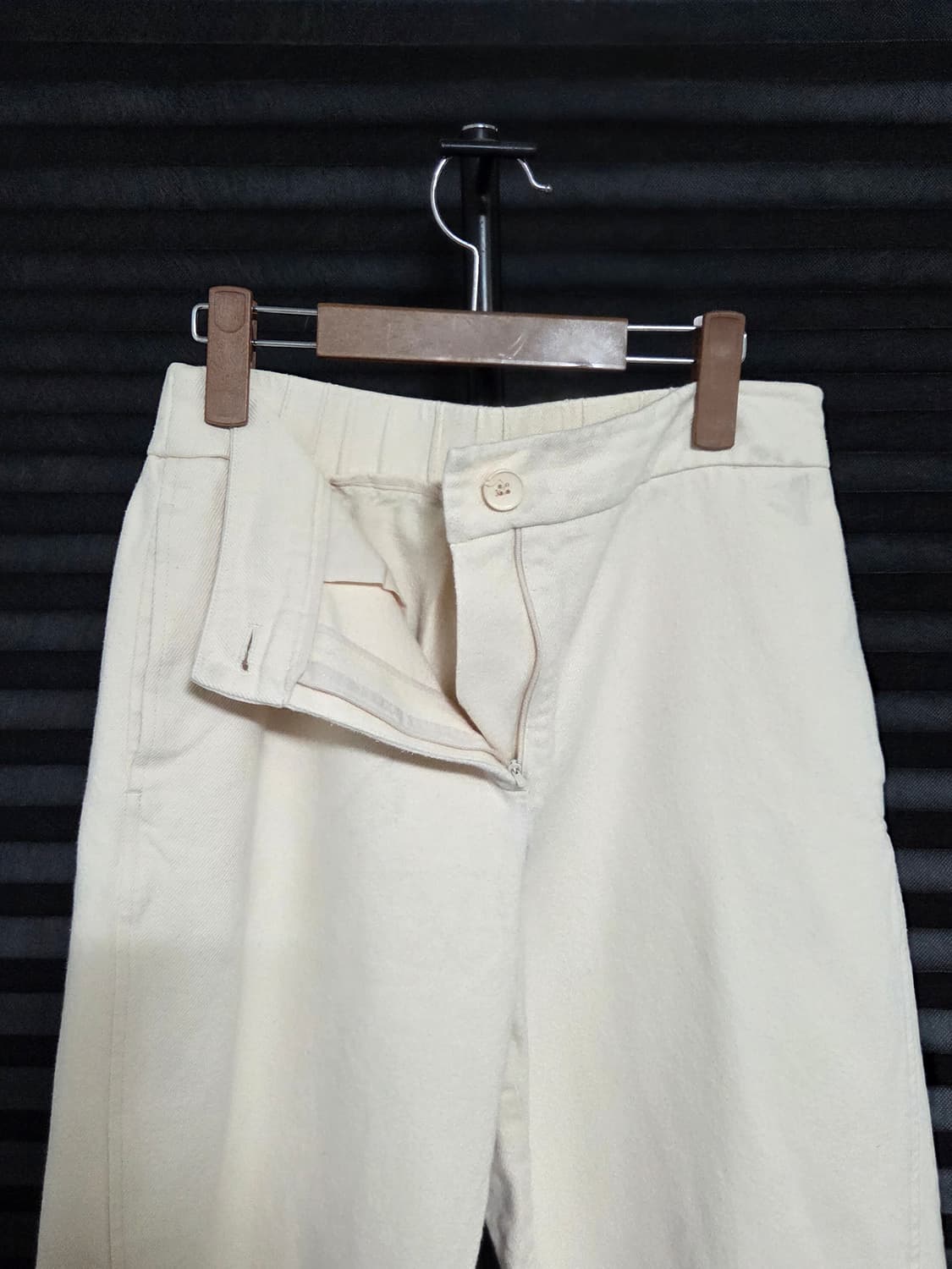 [비이커] 코튼 백 밴딩 와이드 팬츠 | 00107 상품이미지2