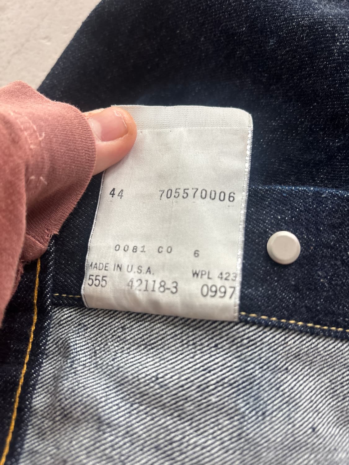 Levis 557xx made in USA 상품이미지6