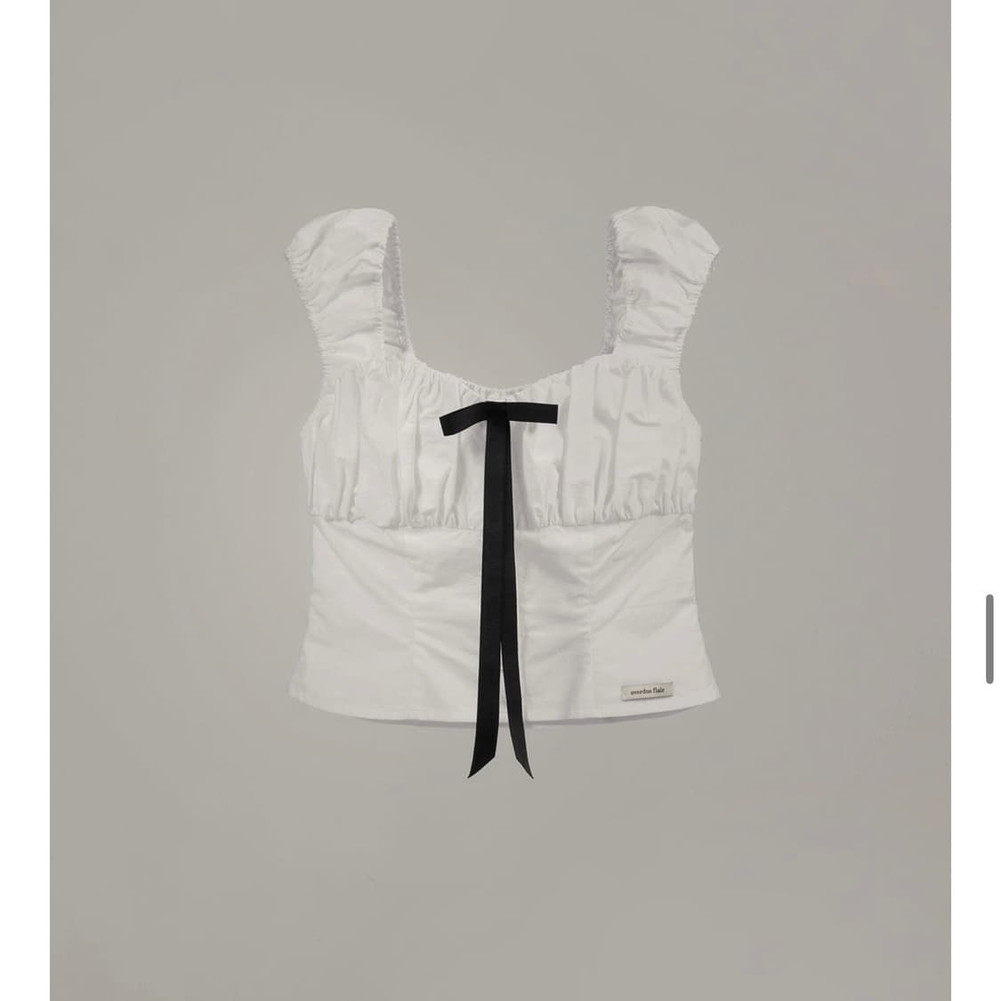 오버듀플레어 ribbon heart neck blouse 블라우스  상품이미지1
