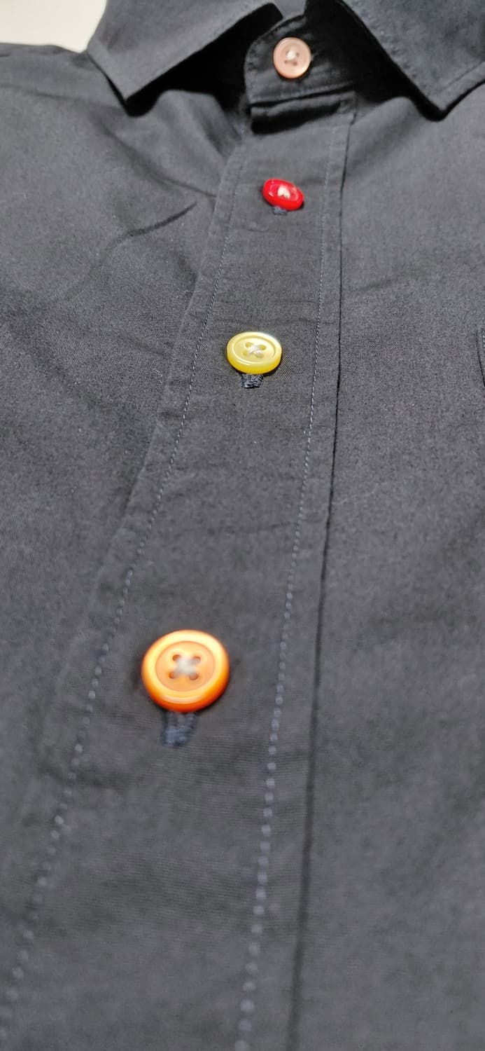 [M] Psycho Bunny 사이코 버니 로고 포인트 블랙 반팔 셔츠 상품이미지9