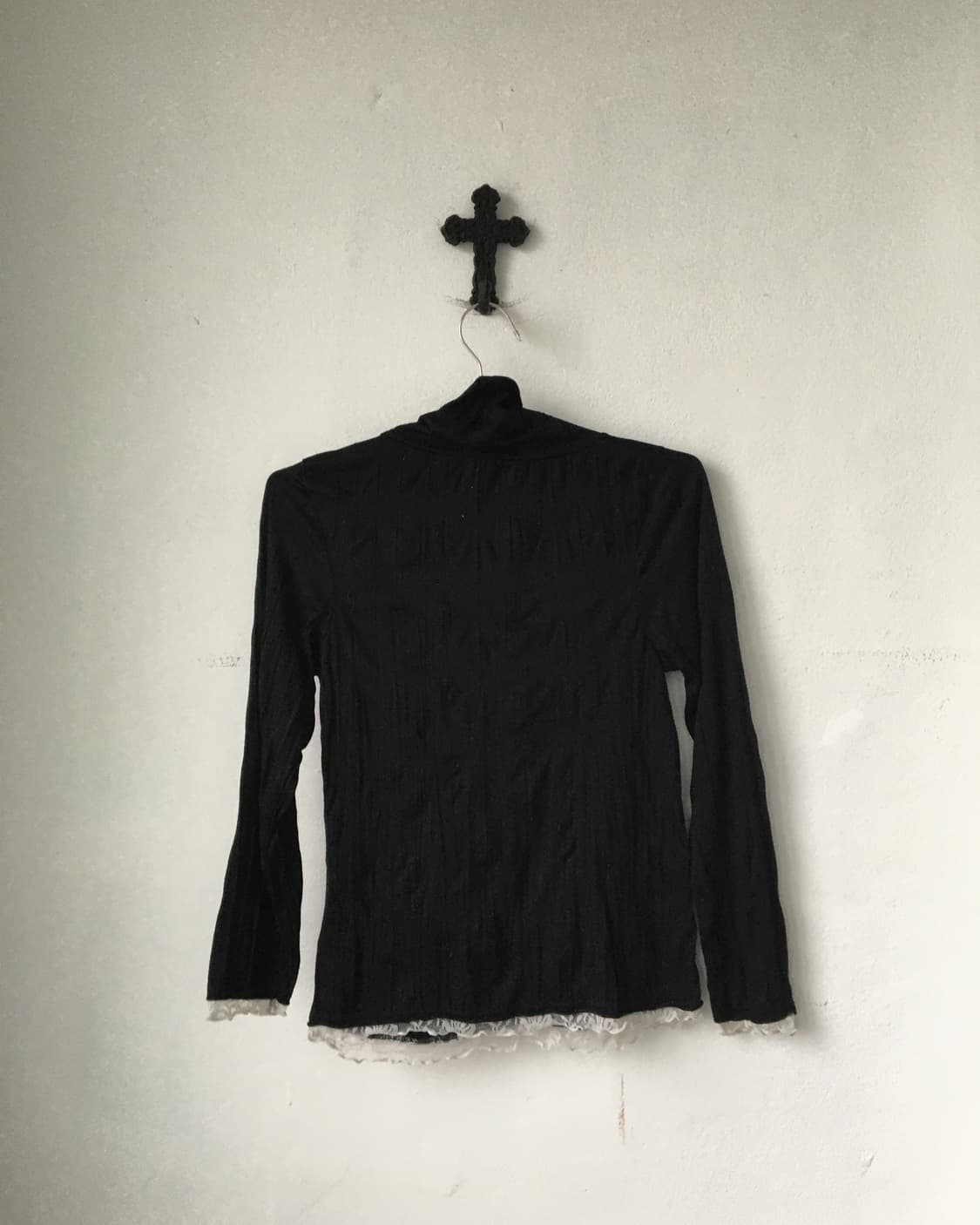 Lace point high neck sleee 상품이미지3
