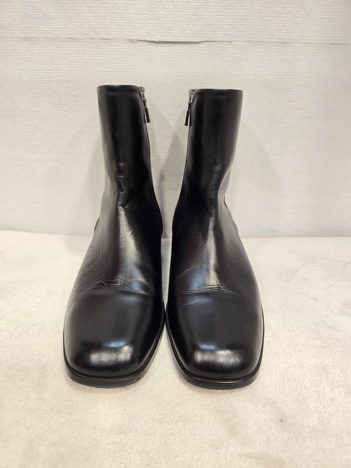 Y.S.H. 블랙 가죽 앵클부츠 265~270 상품이미지2