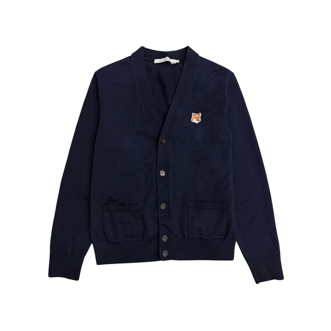 메종키츠네 네이비 니트 가디건 s 상품이미지1