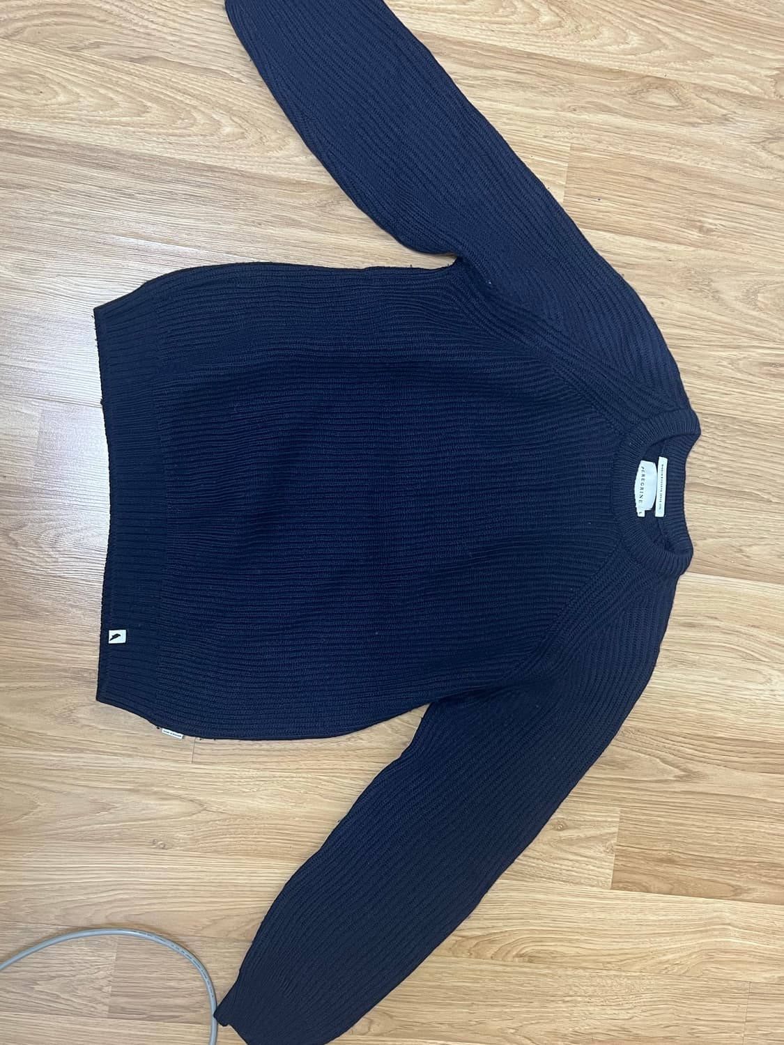 페레그린 네이비 피셔맨 니트 L 상품이미지2