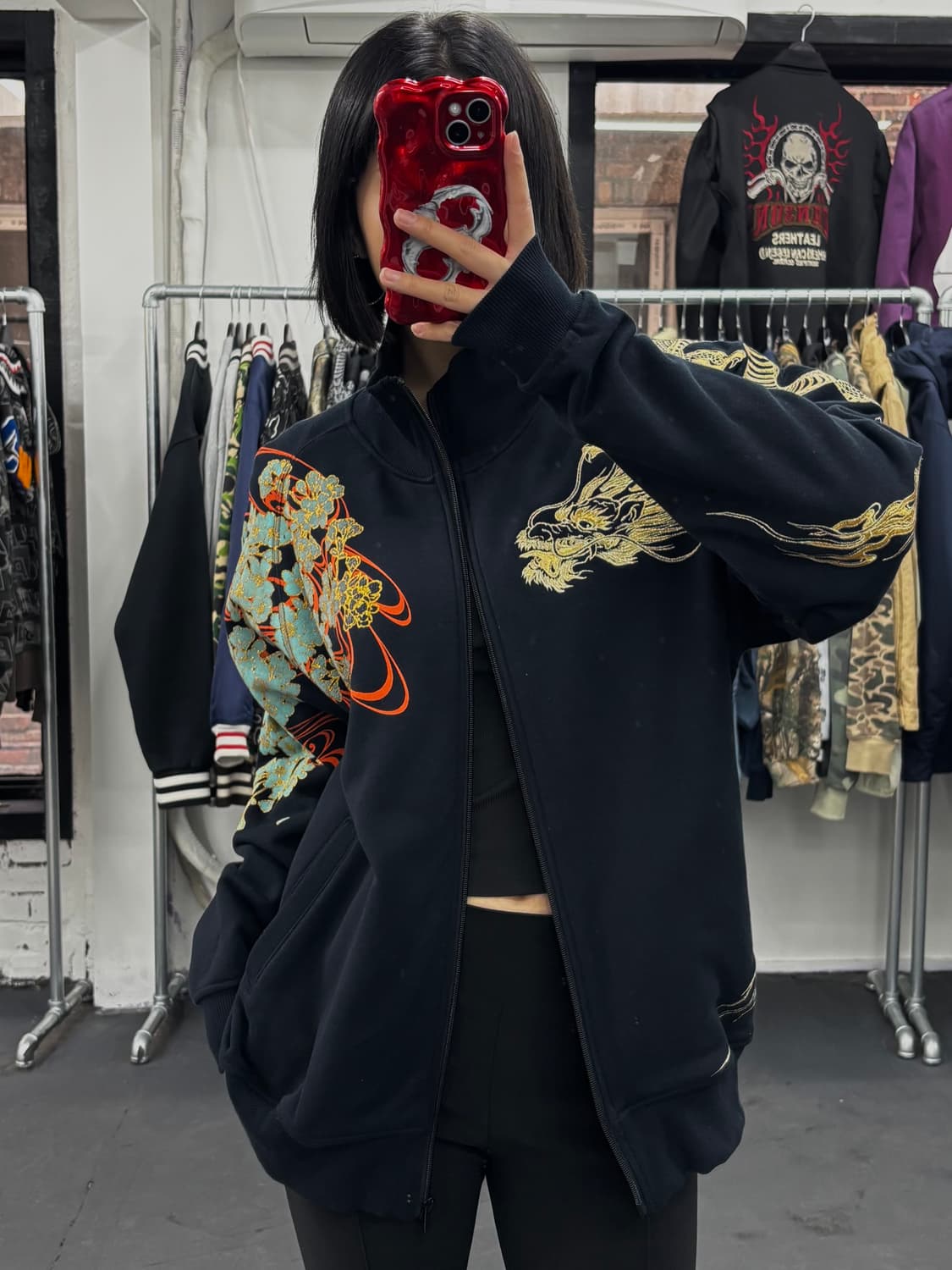 카라쿠리 타마시 오리엔탈 드래곤 집업 상품이미지3