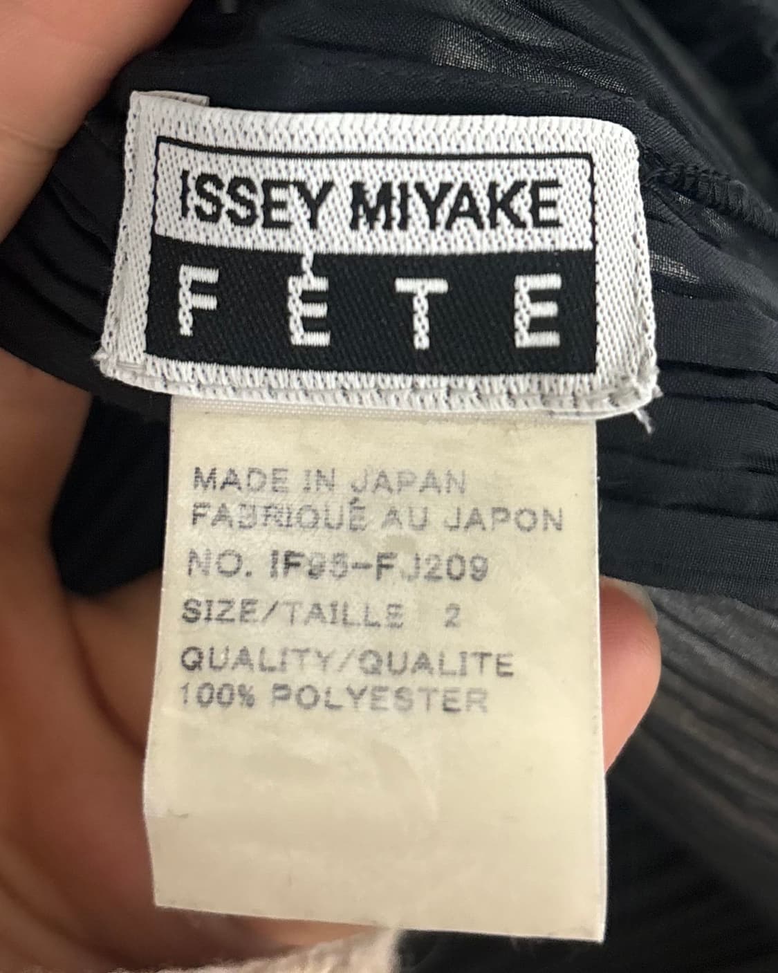 이세이 미야케 블랙 링컬 롱슬리브 상품이미지7