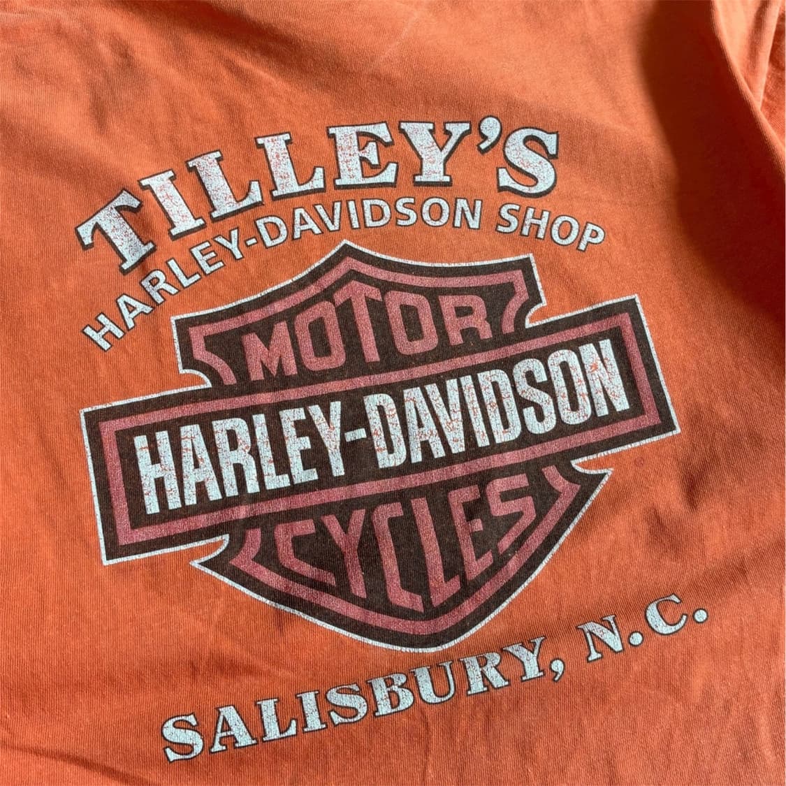 90s Harley Davidson TILLEY's T-shirt 상품이미지4