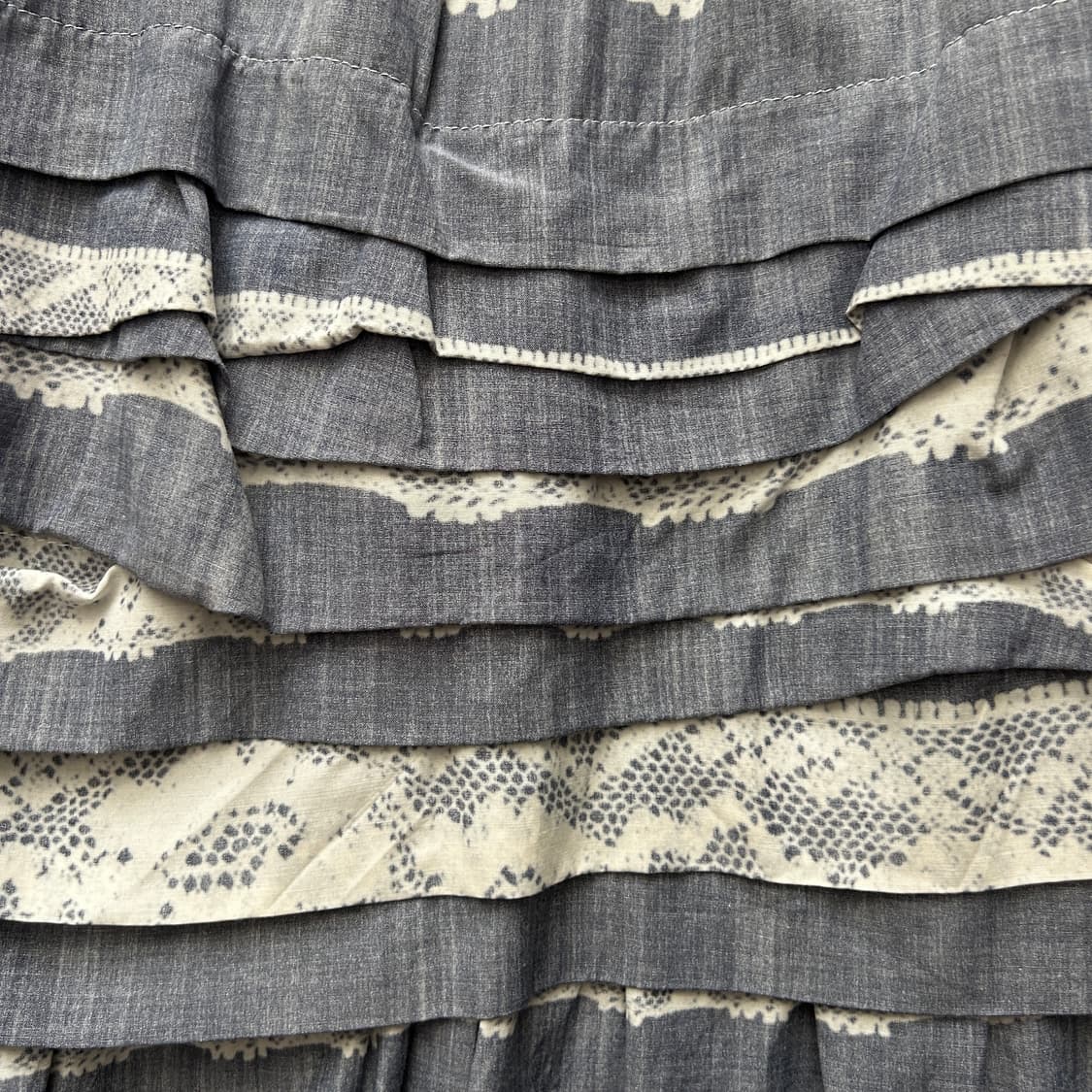 Lace Transcription Ruffle Skirt 상품이미지7