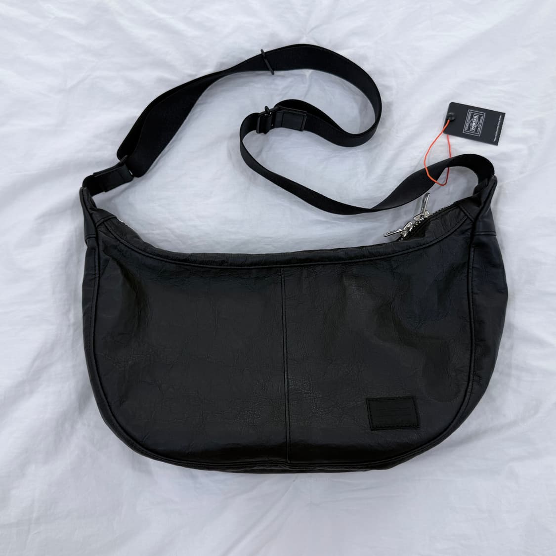 요시다 포터 프리스타일 다이니마 레더 숄더백 (블랙) 풀박스 상품이미지1