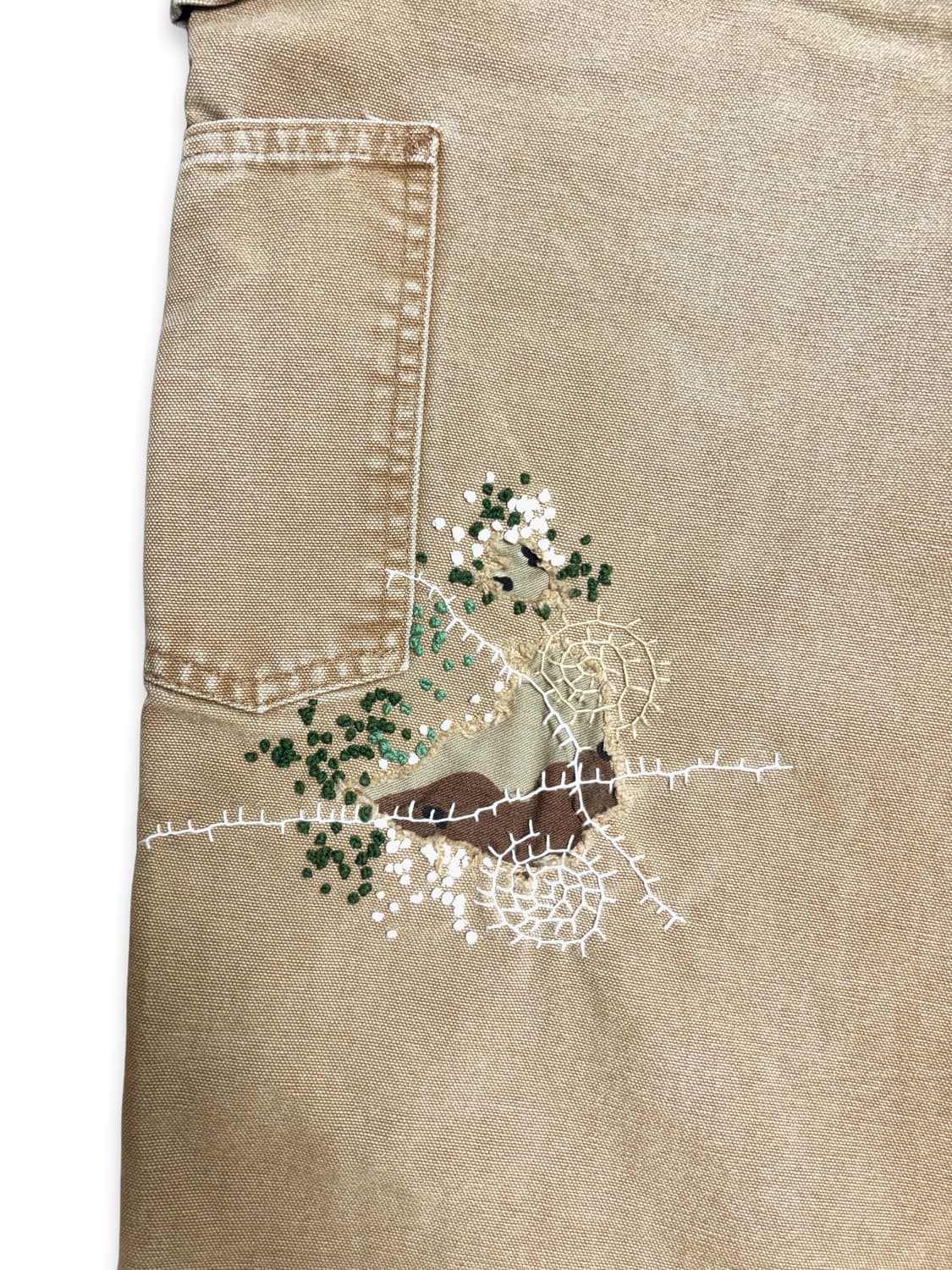 Carhartt Boro Sashiko Distressed Shorts 상품이미지7