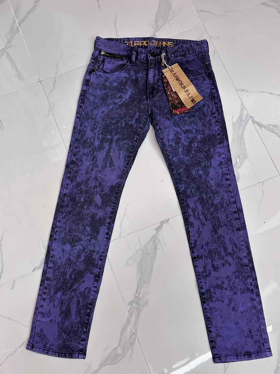 •ZIPPO jeans 슬림핏 펑크스타일 팬츠 상품이미지3