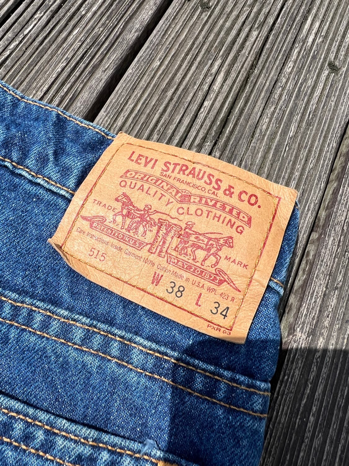 90s 리바이스 515 Made USA W38 상품이미지3