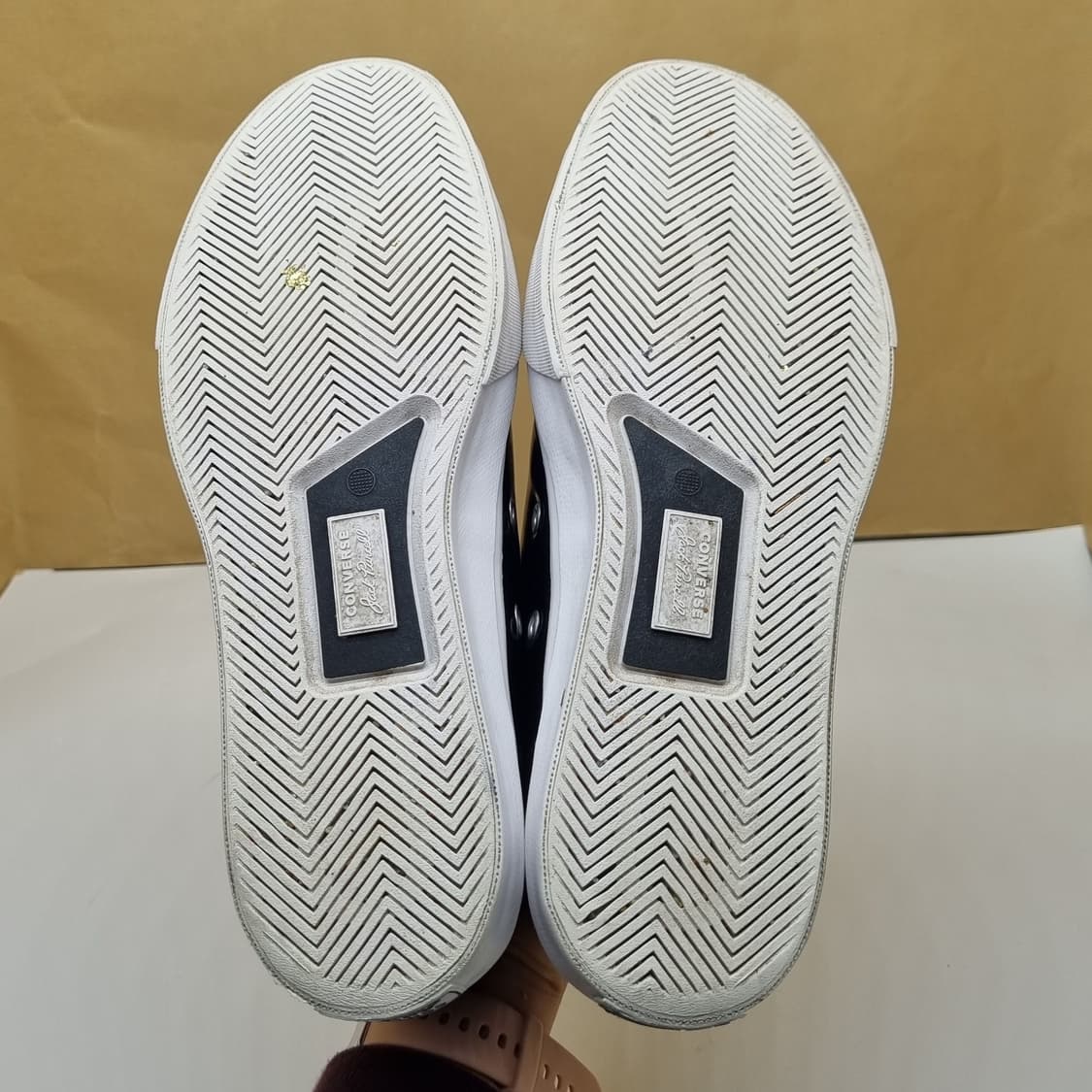 컨버스 잭퍼센로우 레더 블랙 스니커즈255. 상품이미지3