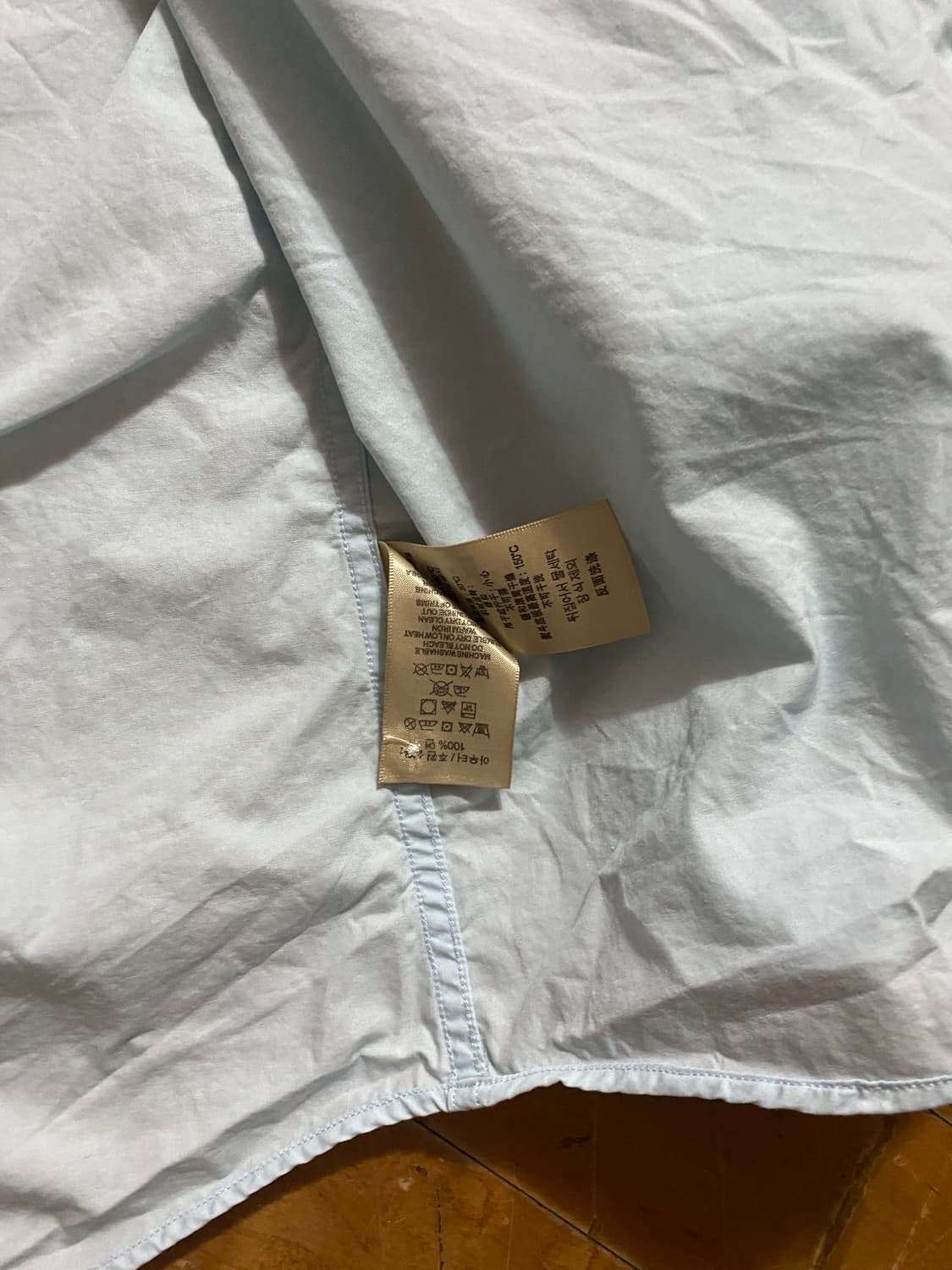 버버리 브릿 하늘색 셔츠 XL (100-105) 상품이미지5