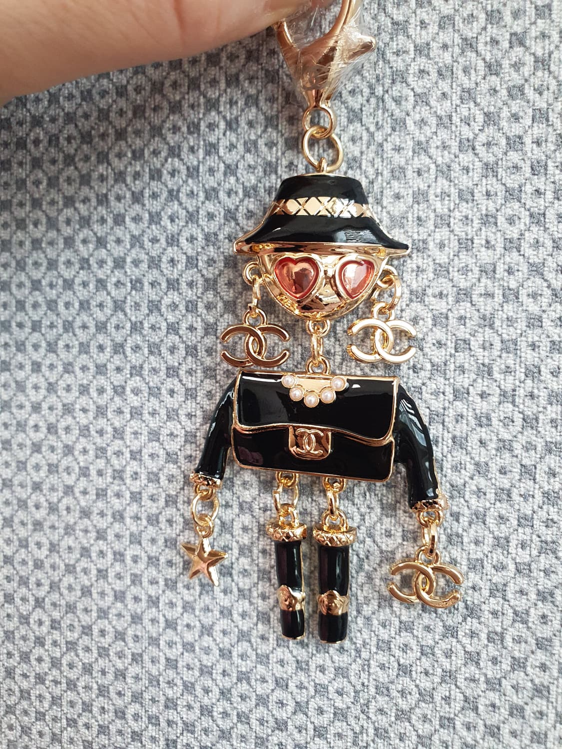 샤넬키링 샤넬cc로고로봇키링 백참 키링 상품이미지3