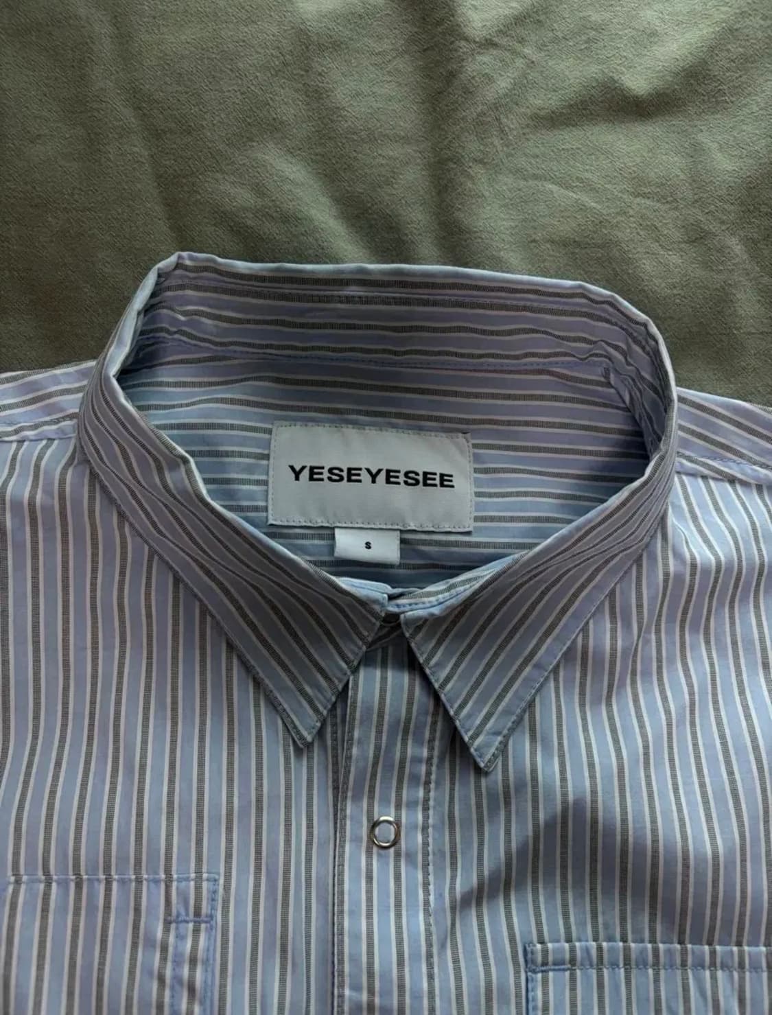 S) 예스아이씨 스트라이프 셔츠 상품이미지2
