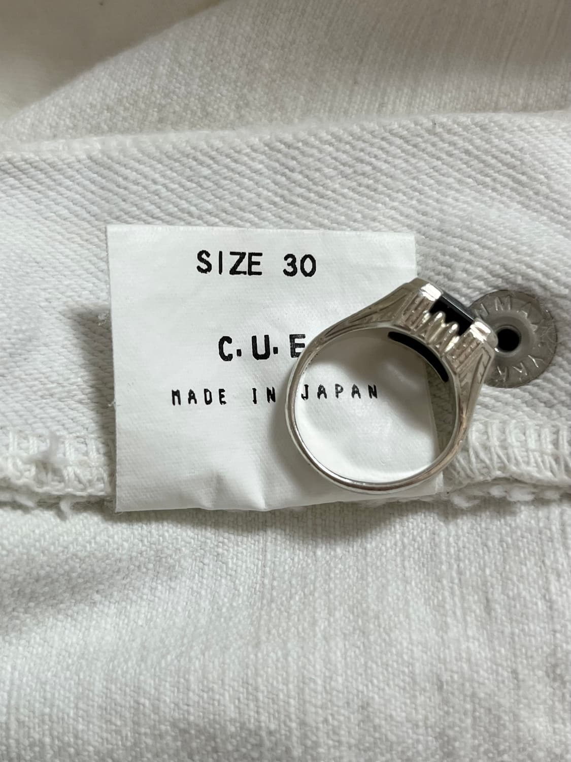 Talking About The Abstraction 지퍼 팬츠 화이트 상품이미지8