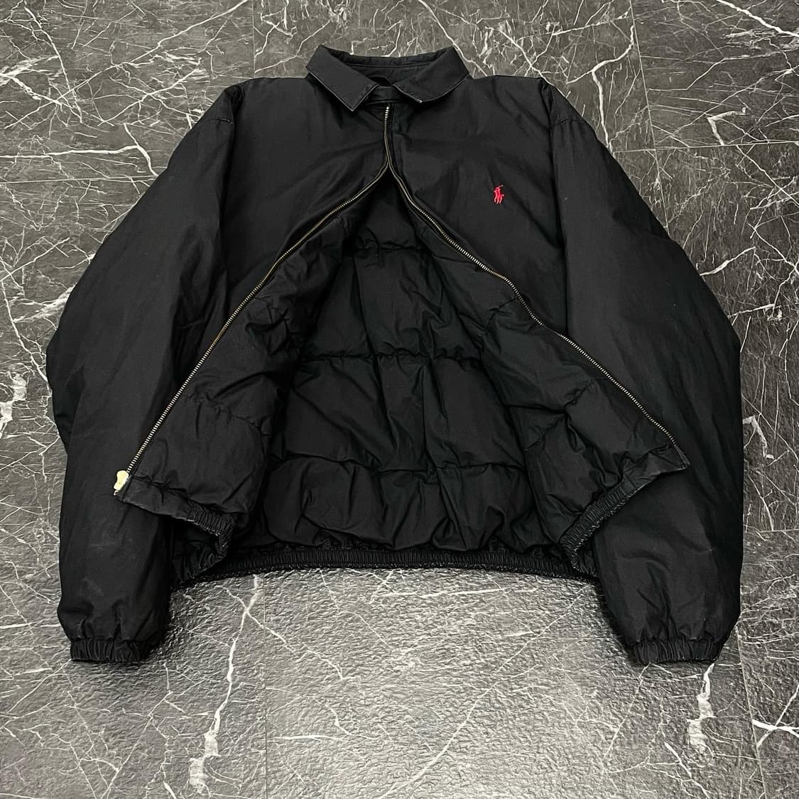 L(XL) 폴로 패디드 누빔 폴리쉘 스윙톱 자켓 상품이미지5