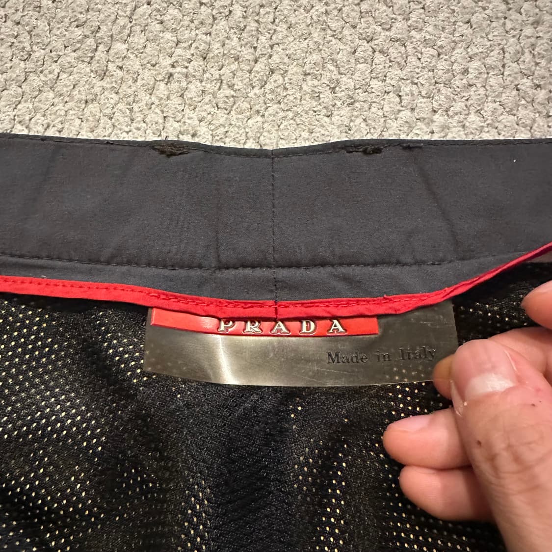 00s 프라다(Prada) 고어텍스 빈티지 팬츠 상품이미지5