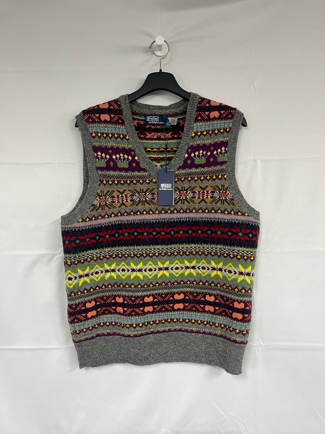 폴로 랄프로렌 인타르시아 니트 베스트 L사이즈 상품이미지1