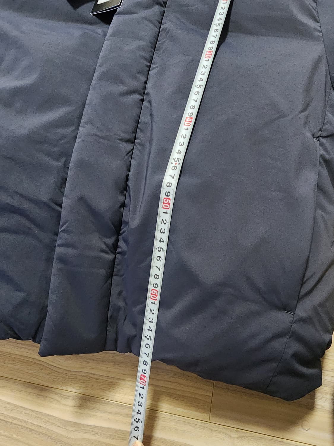 무신사스탠다드후덕다운패딩점퍼다크그레이L 상품이미지7