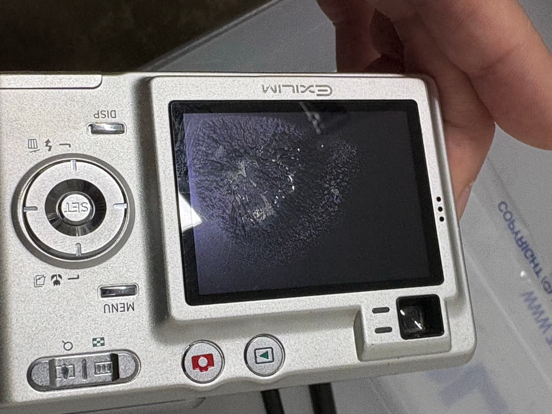 한글지원/도킹크래들)카시오 엑슬림 ex-z40 실버 빈티지디카 상품이미지10