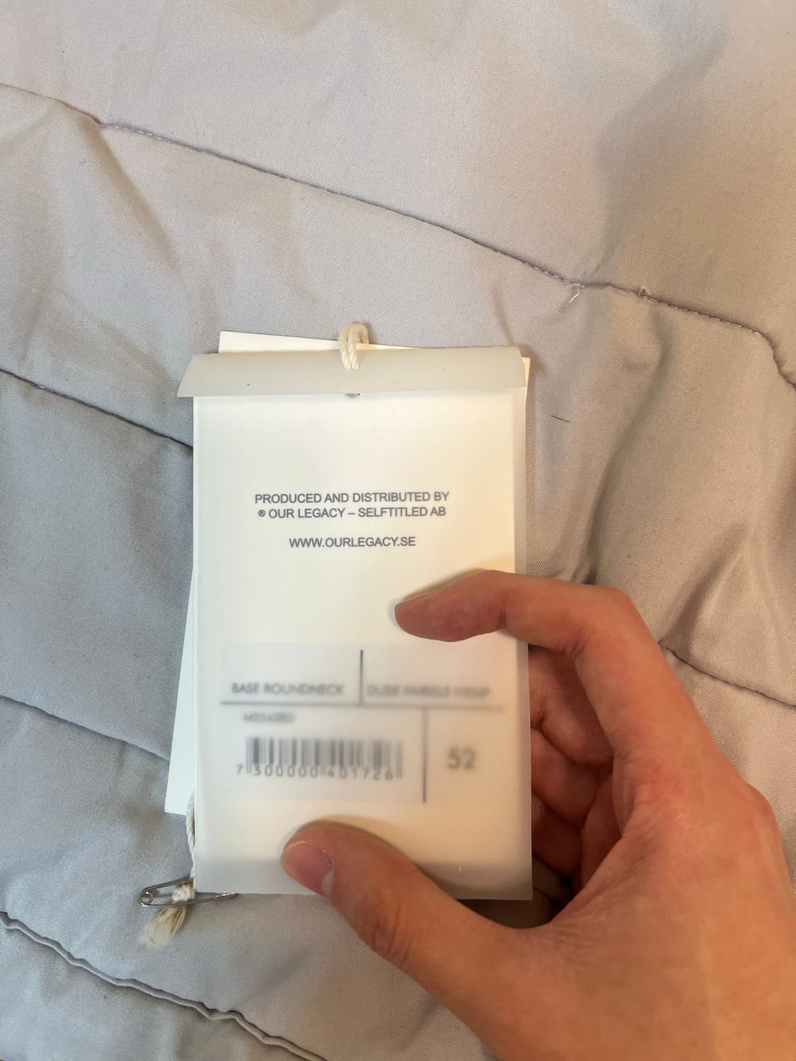 아워레가시 베이스 페어아일 헴프니트 52사이즈 상품이미지3