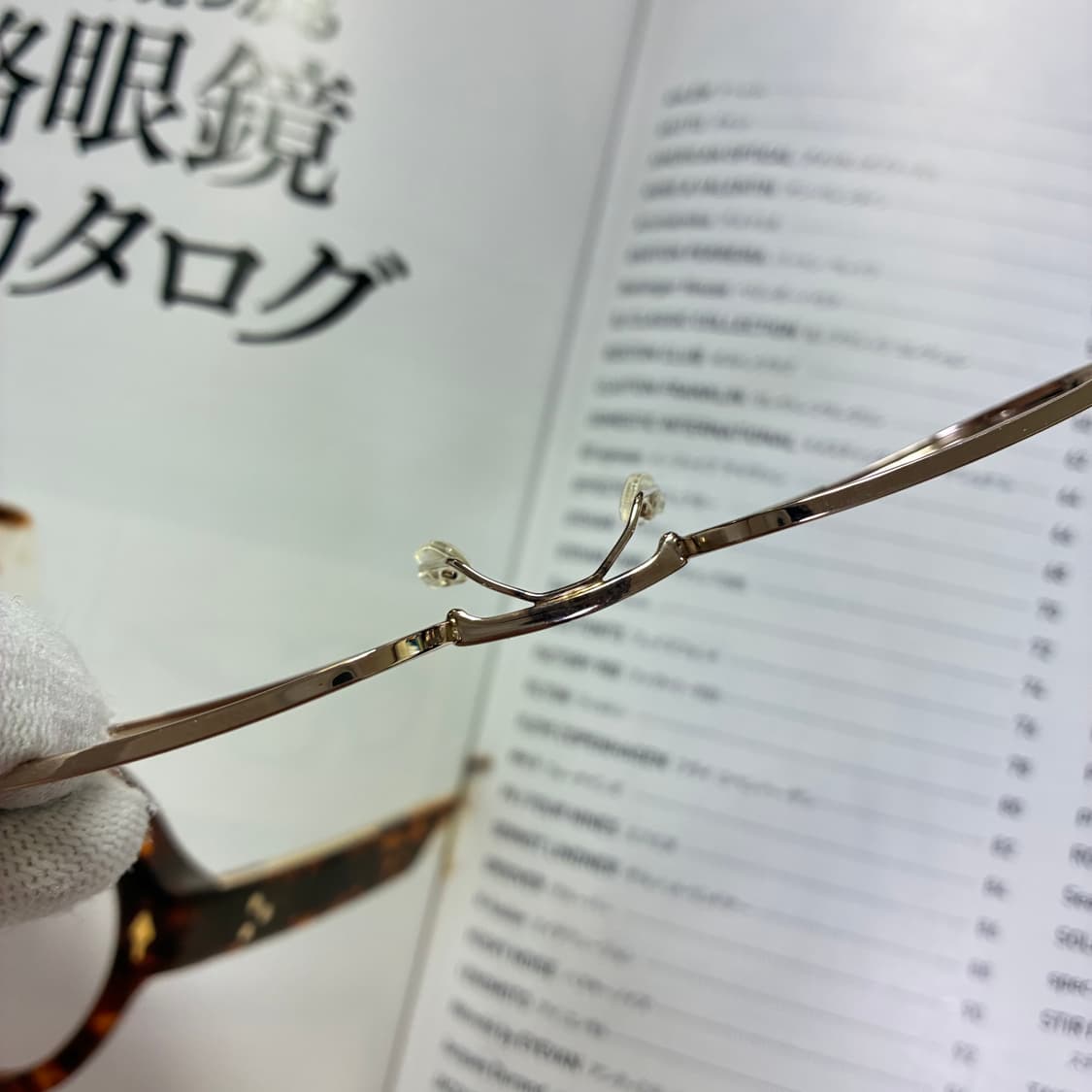 NIKON 니콘 티타늄 골드 일본 안경 상품이미지4