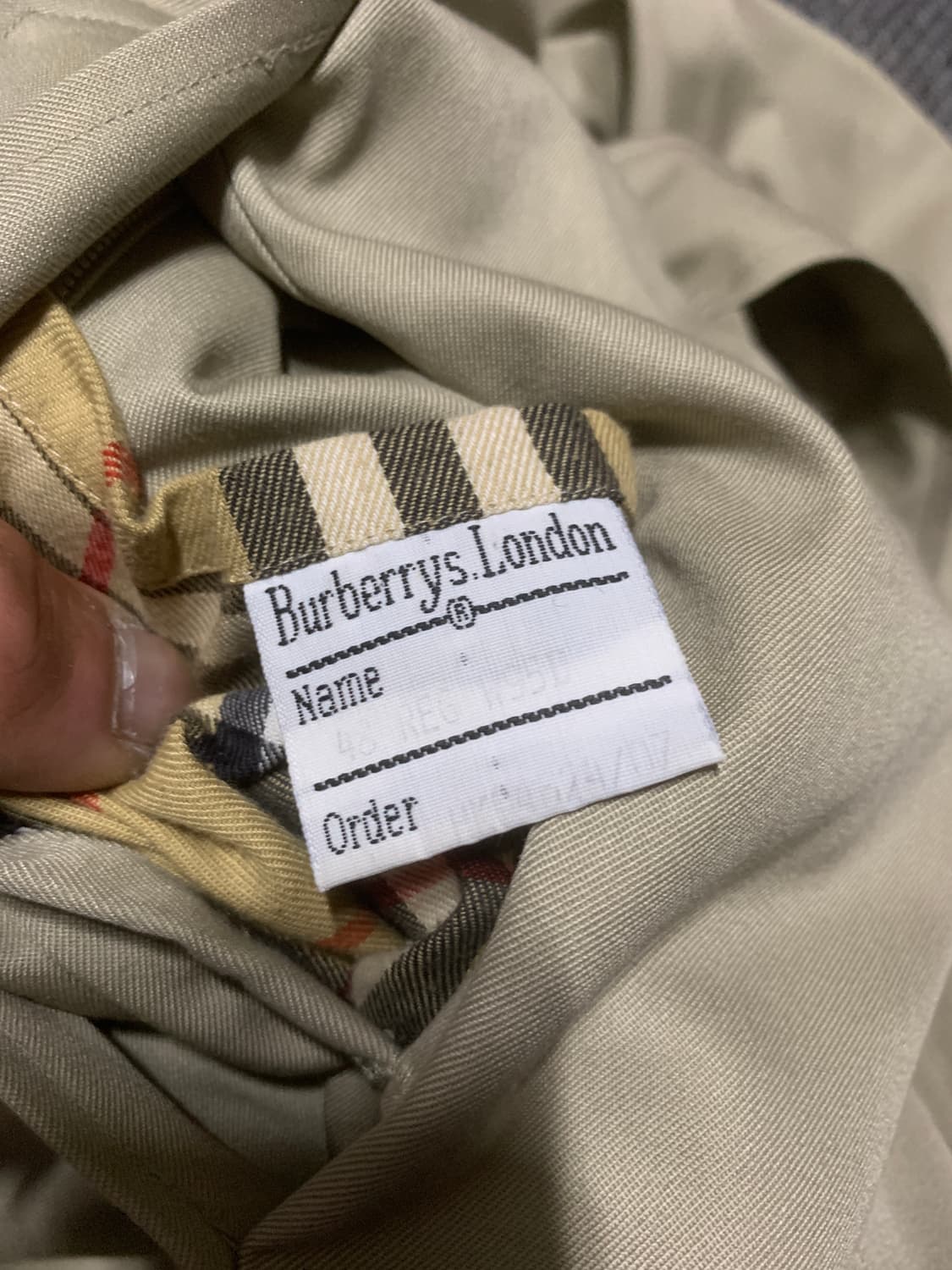 L)버버리 Burberrys 노바체크 클래식 롱코트  트렌치코트 영국제  상품이미지8