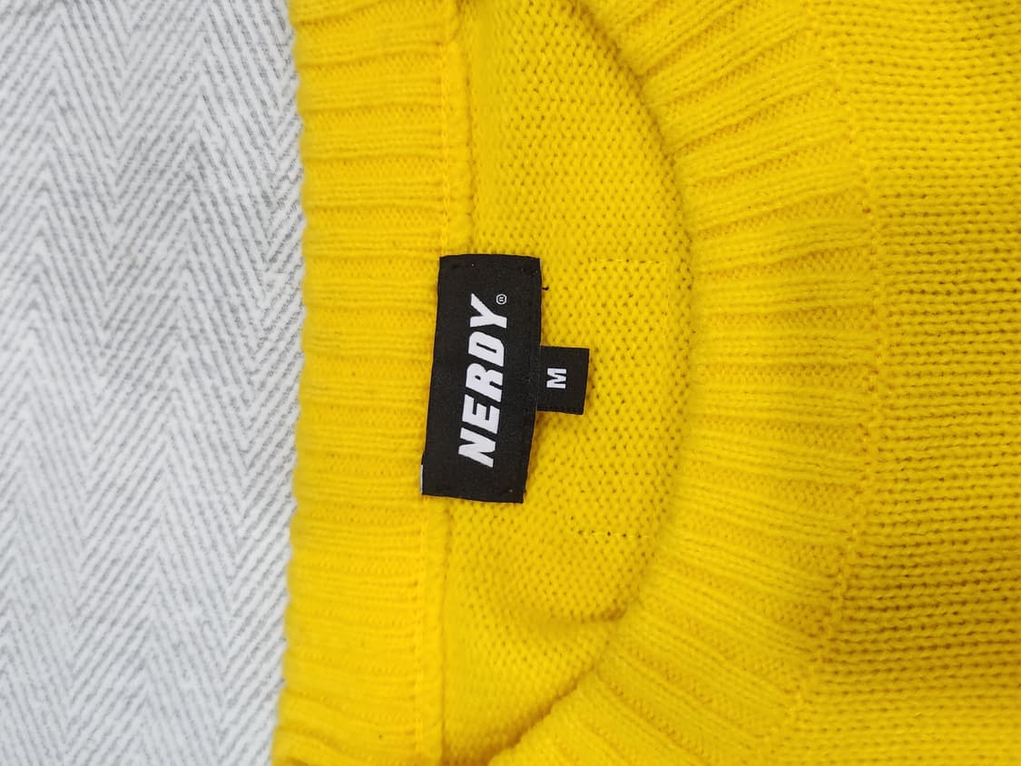 [M] 널디 NERDY 빅로고 오버핏 니트 남성 M 상품이미지5