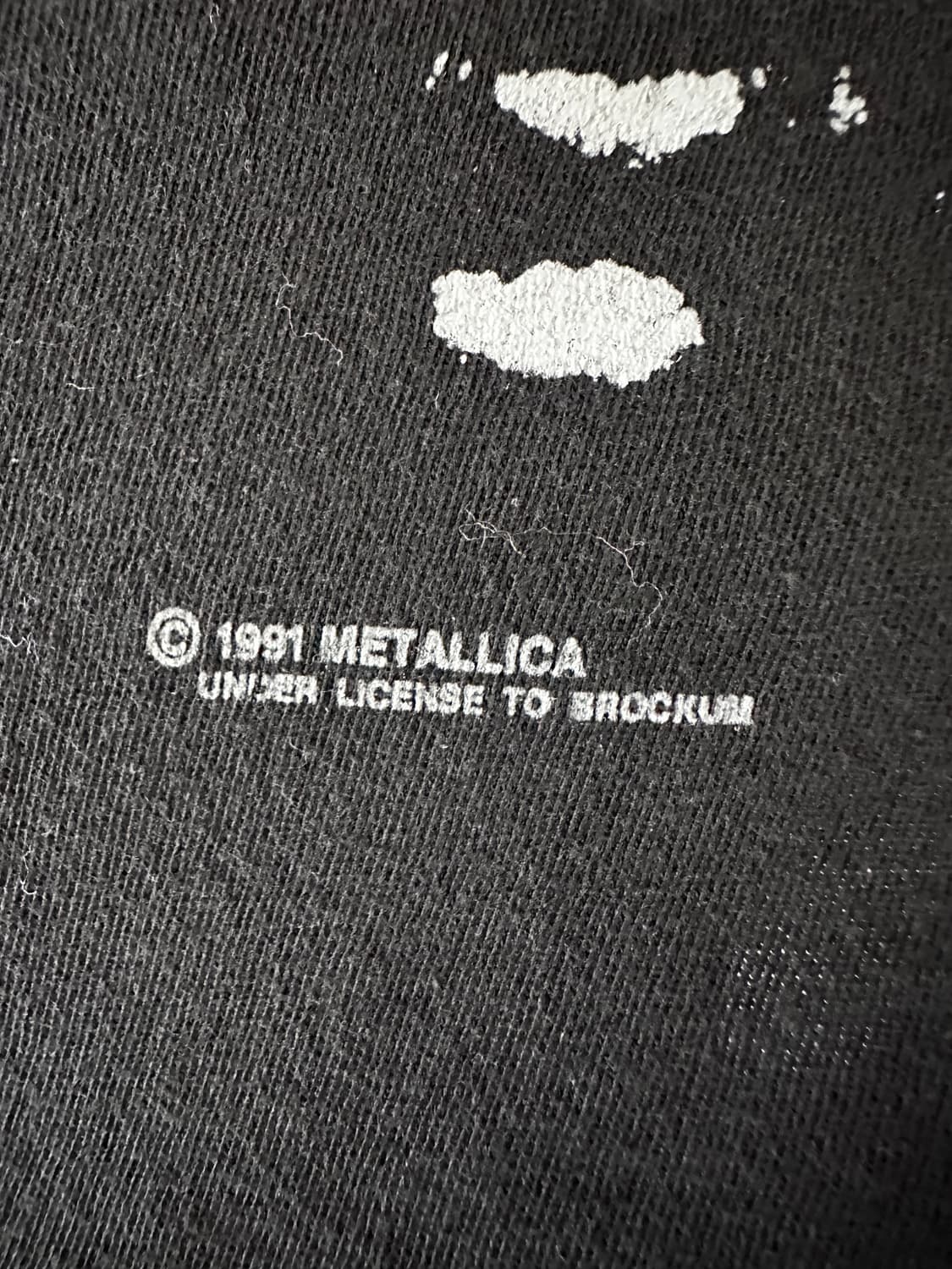 1991 og Metallica eu Tour Band tee,메탈리카 상품이미지6