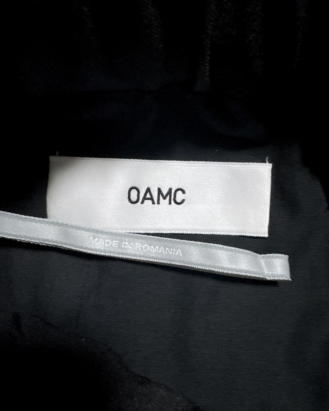 OAMC 드로코드 팬츠 블랙 상품이미지3