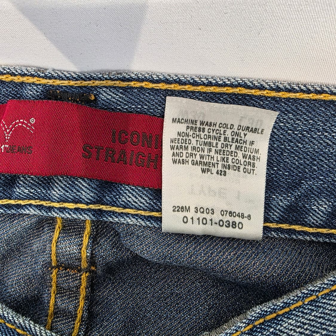 [W30L30]00s 리바이스 타입원 아이코닉 스트레이트핏 데님팬츠 상품이미지5