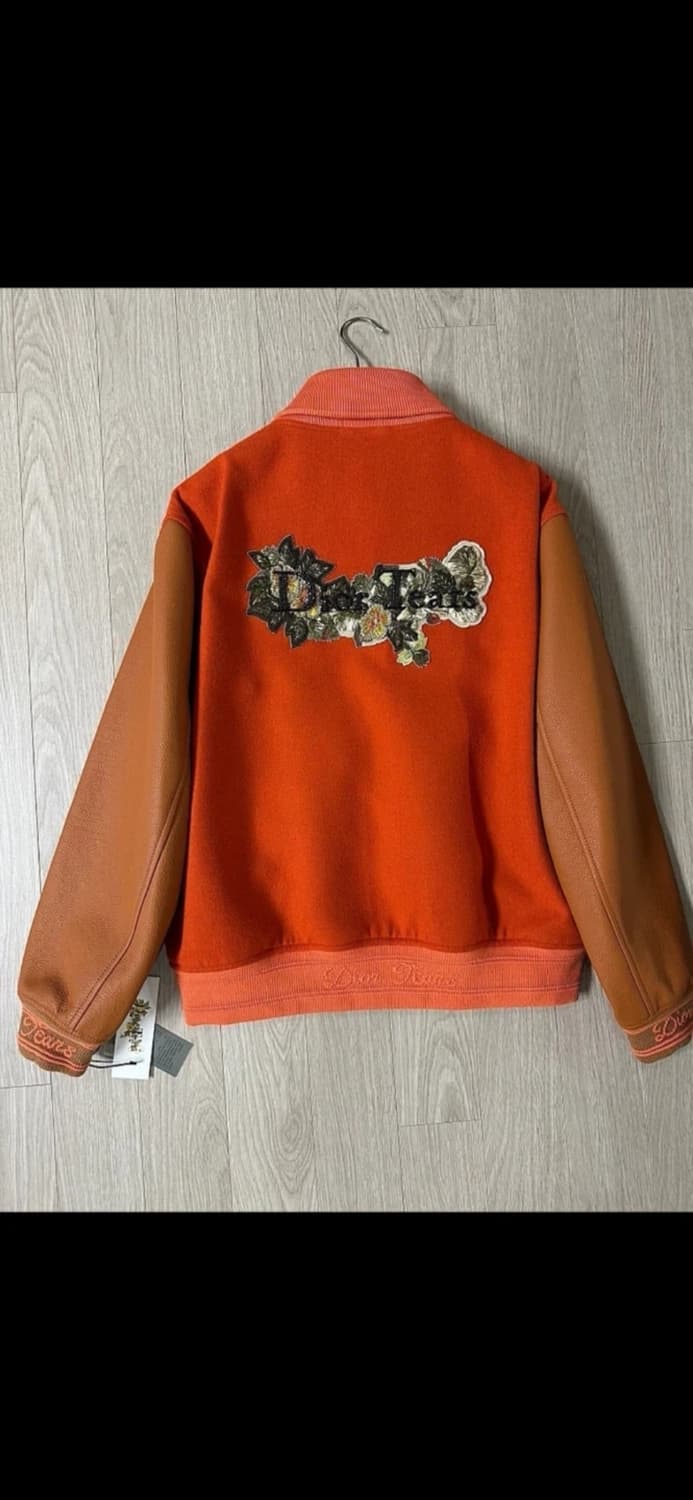 디올 데님 티어스 블루종 오렌지 새상품 상품이미지2