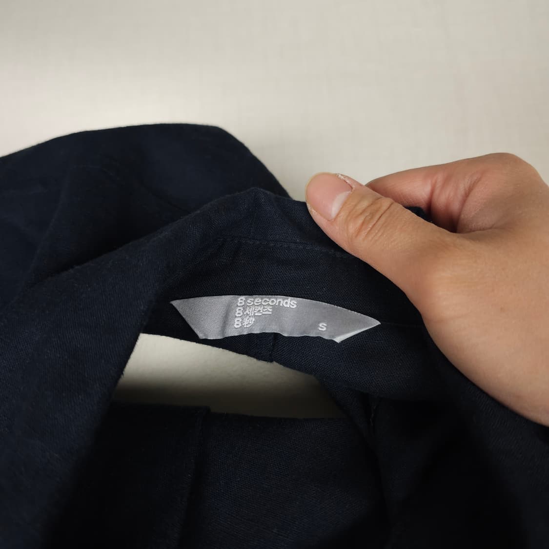 8세컨즈 랩 셔츠 여성55사이즈  상품이미지3