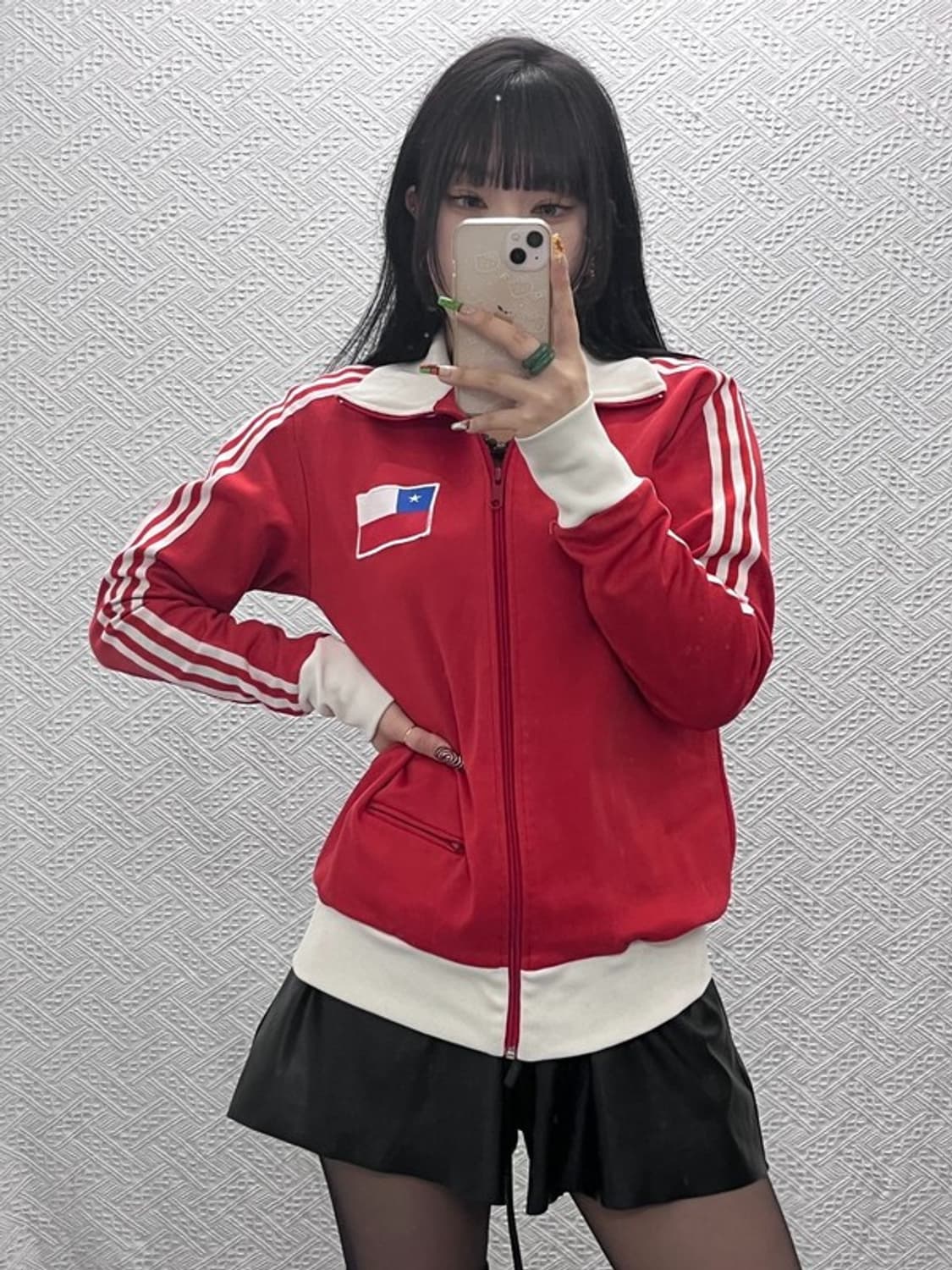 아디다스 올드스쿨 희귀 칠레 유니폼 져지 집업 M C09546 상품이미지1