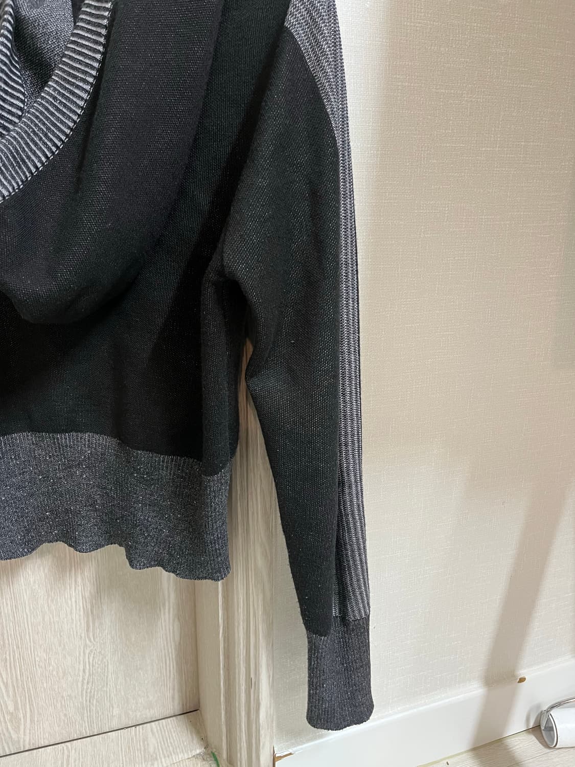 미스치프 MSCHF RHOMBUS KNIT HOODIE - BLACK 상품이미지8