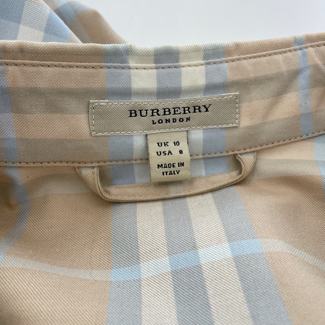 버버리 체크 반팔 셔츠 원피스 상품이미지8