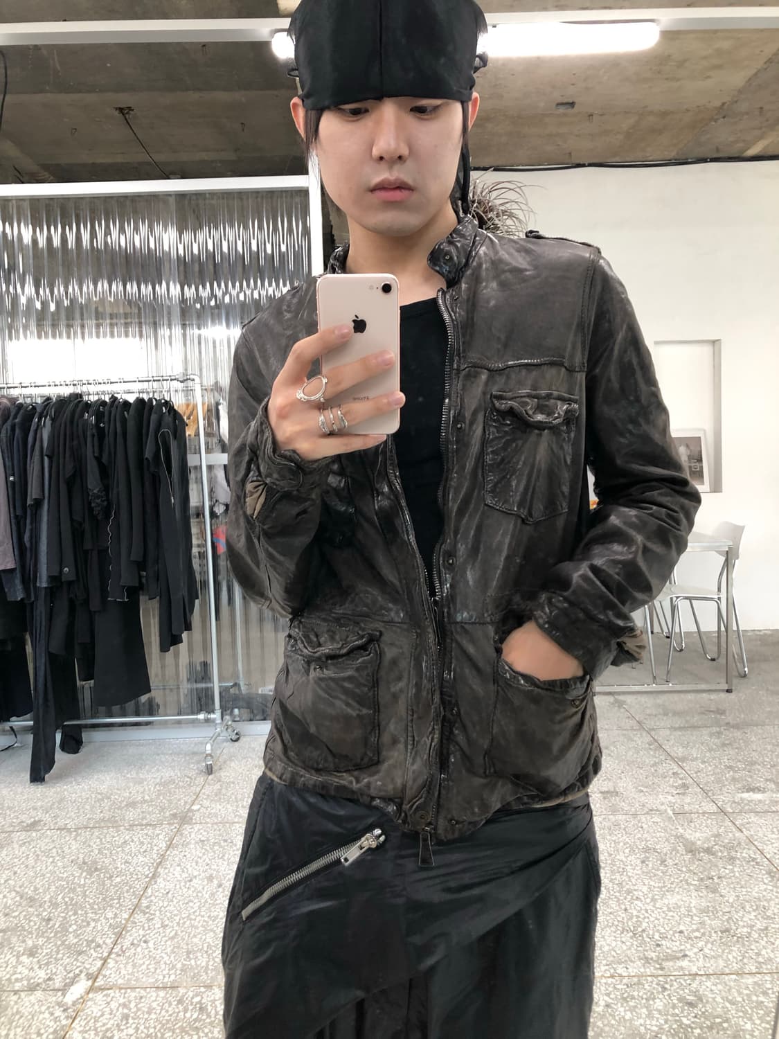 조르지오 브라토 아티잔 레더 자켓 상품이미지2