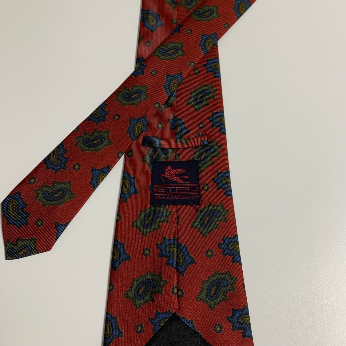 에트로(ETRO) 명품 100실크 클래식 정장넥타이 A+ 등급 상품이미지5