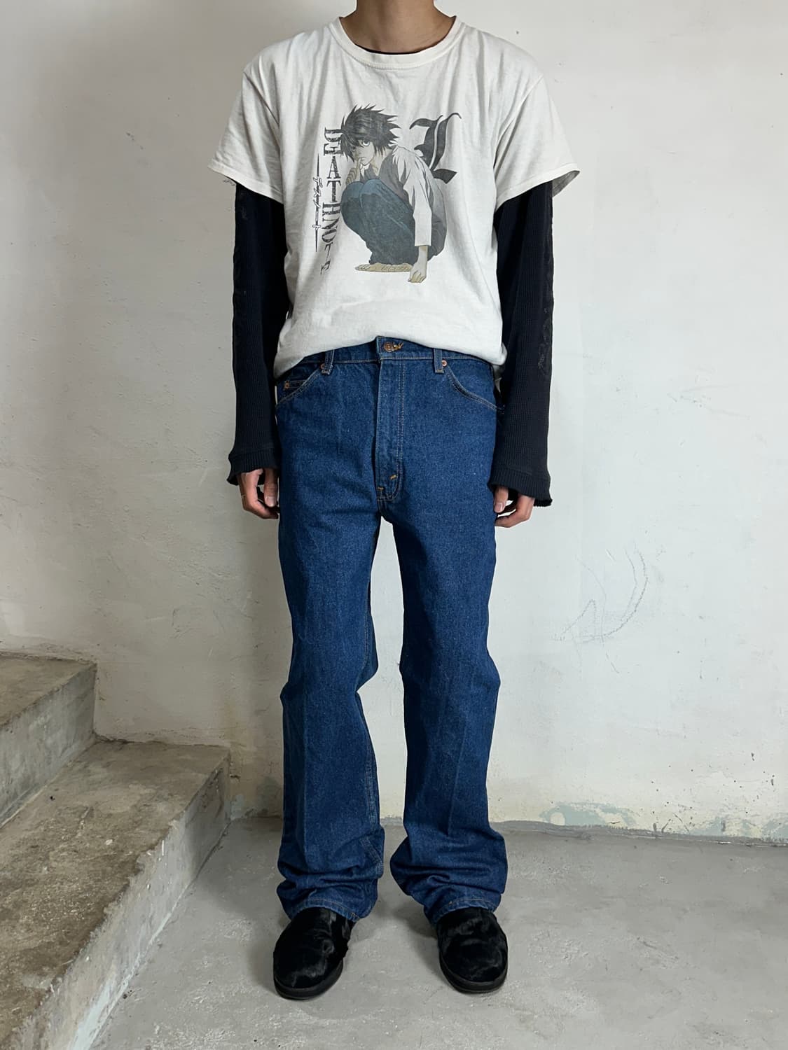 90’s USA 빈티지 리바이스 517 오렌지탭 부츠컷 리바이스 청바지 상품이미지4