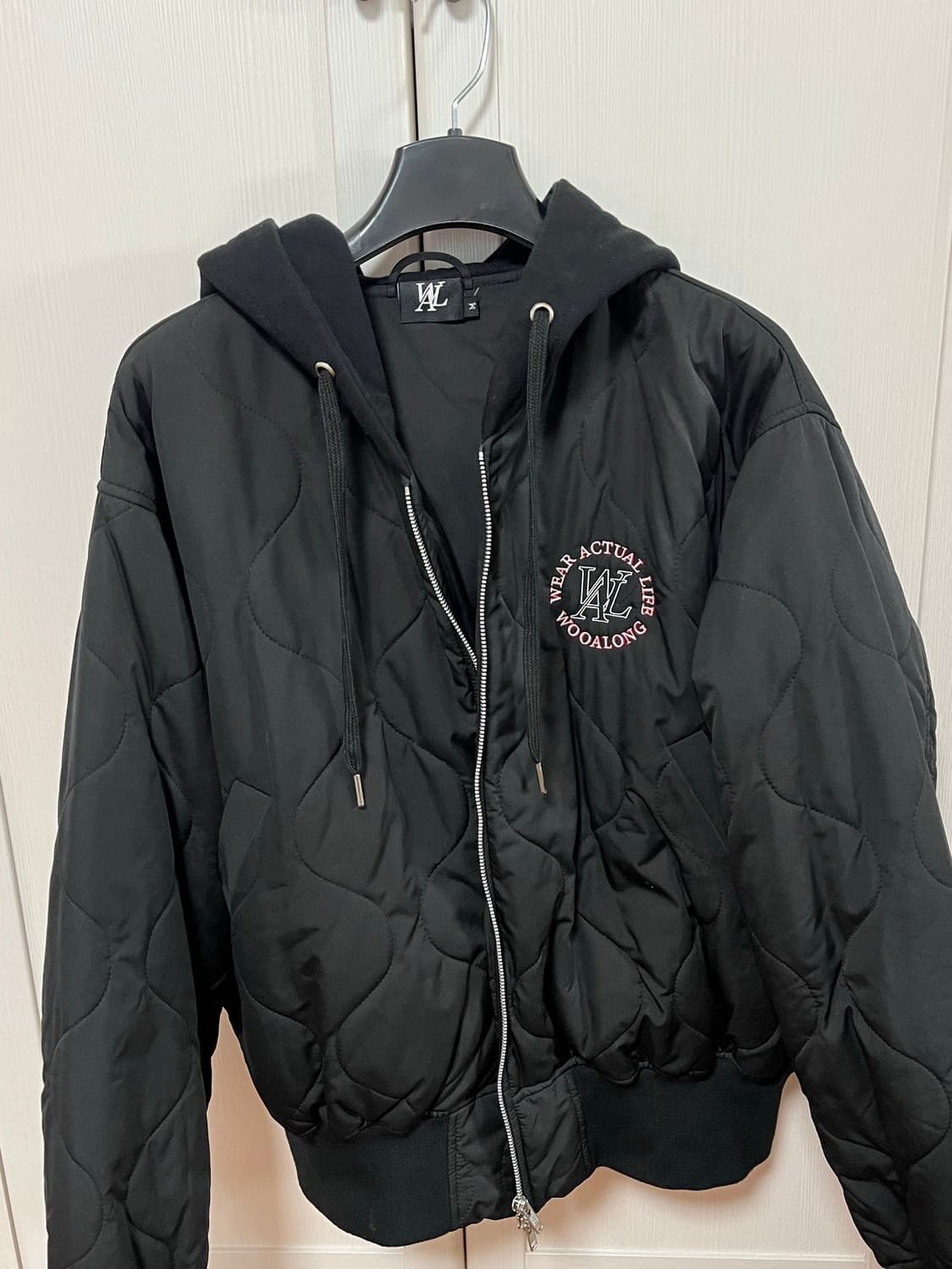 우알롱 후디드 경량패딩 상품이미지2