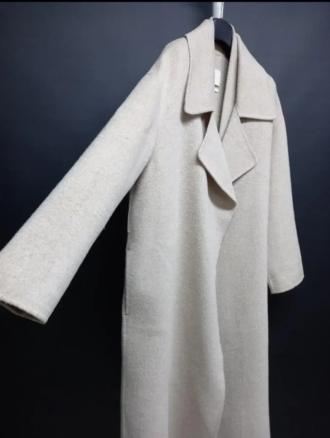 WOOD SAGE 우드세이지 핸드메이드 맥시롱코트 F 상품이미지4