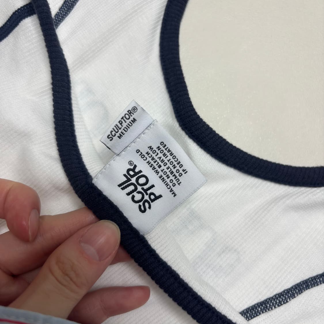 Classic Logo Halter Top White 상품이미지6