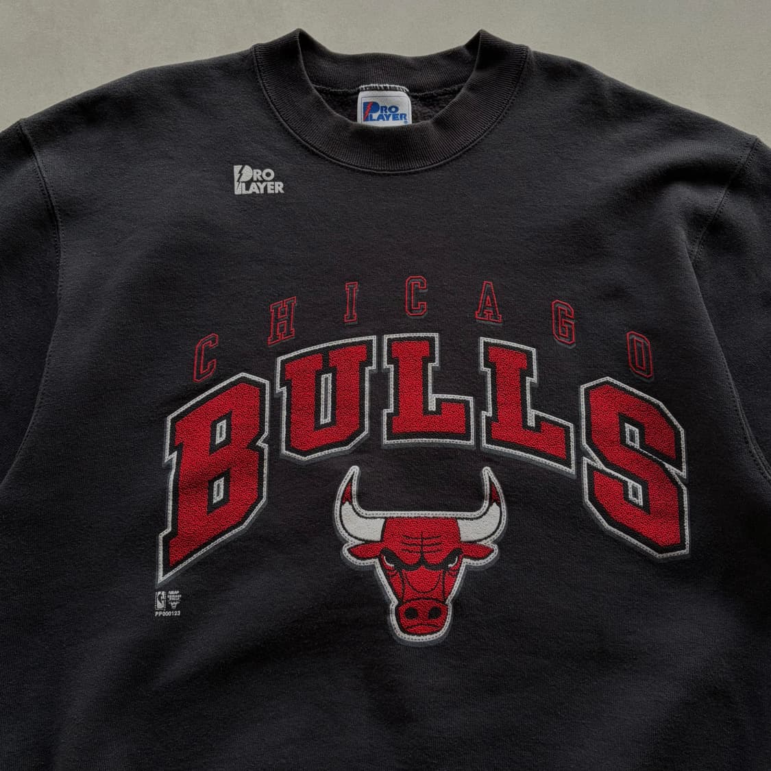 [M]PRO Layer 90s USA 시카고 불스 50/50 기모 맨투맨 상품이미지4
