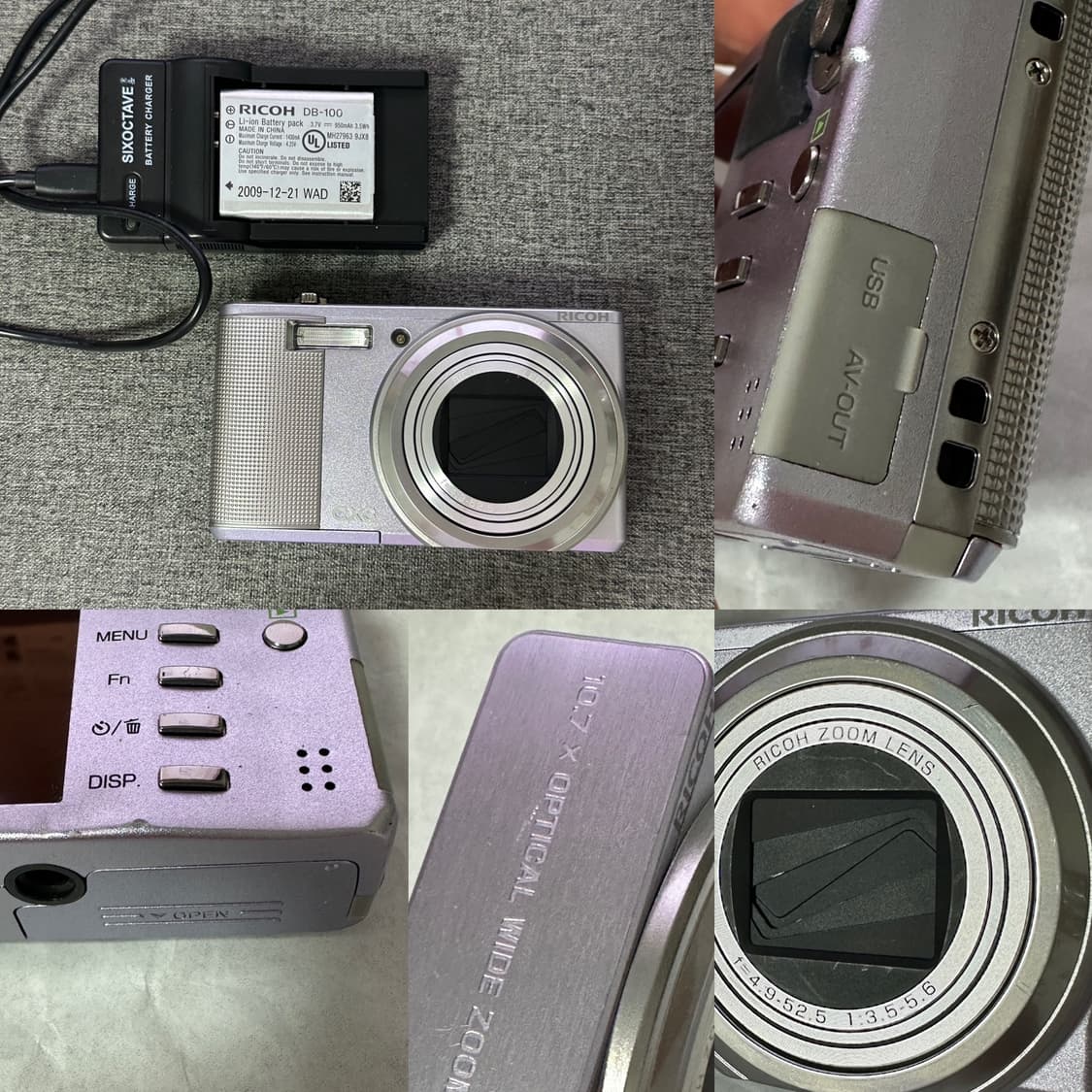 초희귀 키키디카🪽리코 ricoh CX3 라벤더 (컨디션good) 상품이미지10